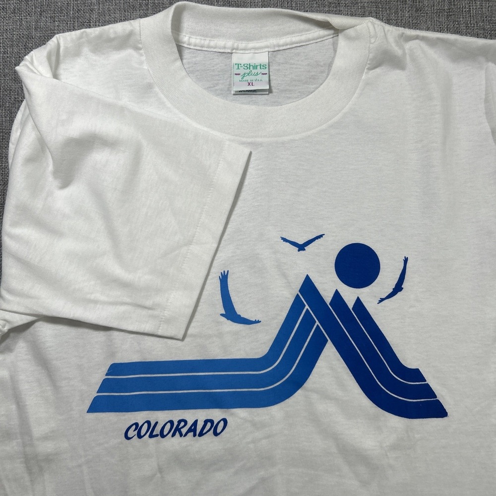 Vintage Colorado Shirt Sz XL Landscape Tourist Travel Made In USA 90s Single